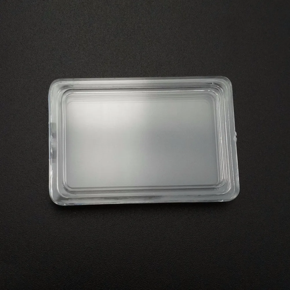 10 pcs Bullions Box Transparent Display Case Gold Bar Holder For Coins