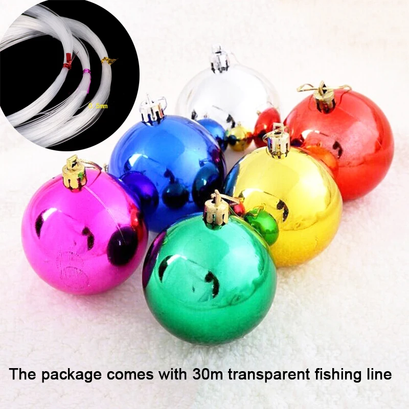 3 см 6 см рождественские шары украшения блестящие пластиковые разноцветные шары рождественские украшения подвесные украшения