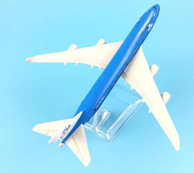 Модель самолета Boeing747 KLM Королевский голландский самолет B747 металлическая модель