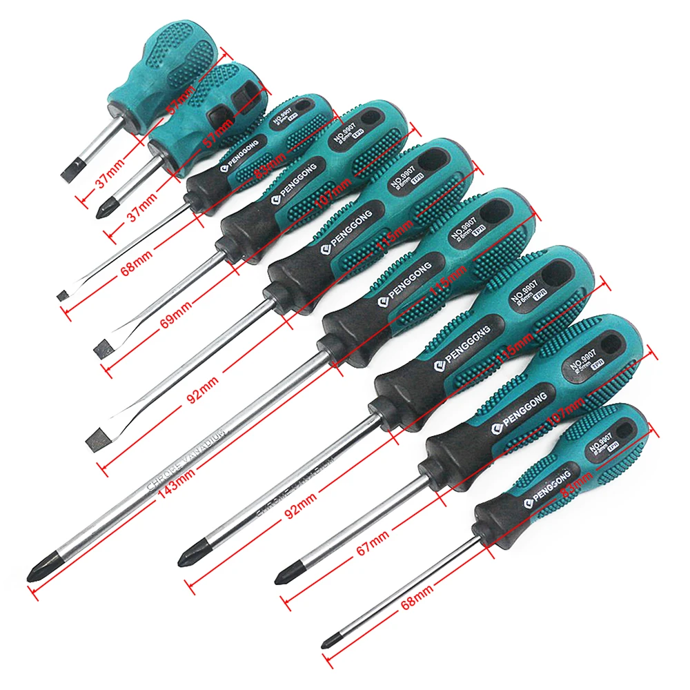 отвертки phillips (размеры 1 и 2) крестовые отвертки. Slotted. 5 bst-898. Screwdriver set набор отверток. Prostormer набор отвертки.