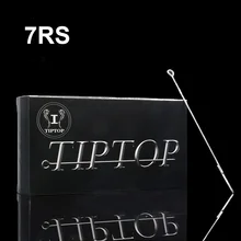 50PCS TIPTOP Premium Tattoo Needles 7RS Disposable Sterilze 7 Round Shader Tattoo Needles Free Shipping