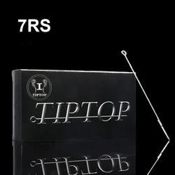 50PCS TIPTOP Premium Tattoo Needles 7RS Disposable Sterilze 7 Round Shader Tattoo Needles Free Shipping