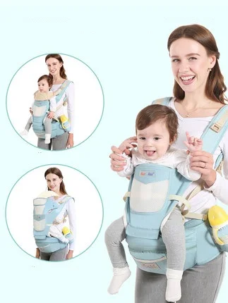 Portabebés frontal multifuncional transpirable de 0 a 36 meses, mochila infantil, envoltura, canguro, soporte la cintura AliExpress