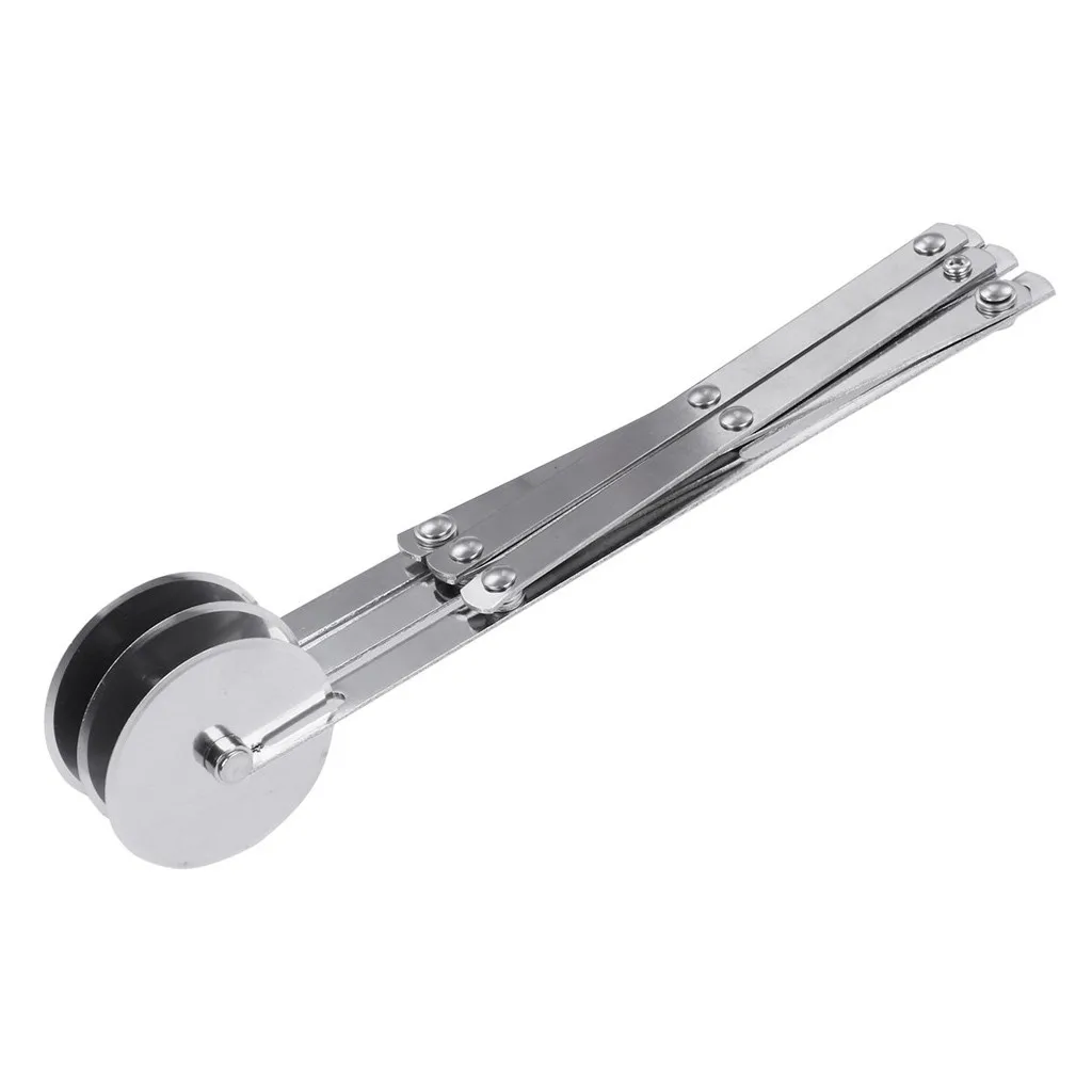 Multifunction Stainless steel Dough Divider 5 Wheel Cutter Roller Tools Pasta Rocker Pizza Pastry Peeler Cake Baking Kniv