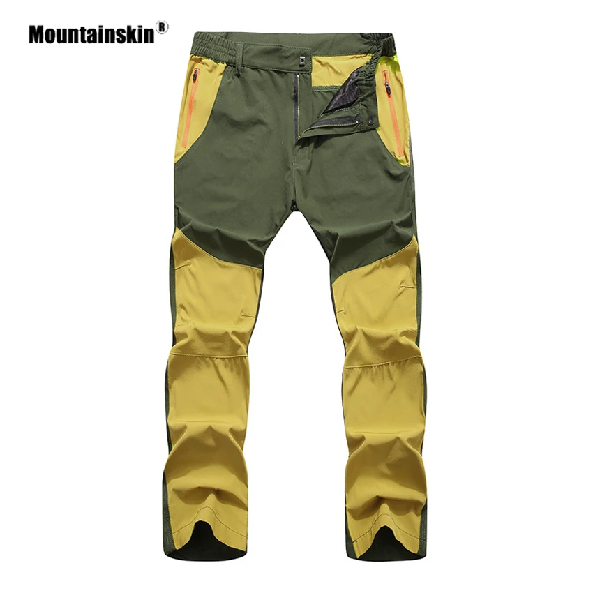 Горные мужские летние эластичные быстросохнущие штаны для спорта на открытом воздухе, дышащие штаны для походов, скалолазания, VA445