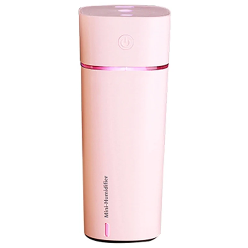 

240Ml Air Humidifier Essential Oil Diffuser With Usb Fan Aroma Lamp Aromatherapy 3 In 1 Mini Cute Usb Cup Shape Humidifier