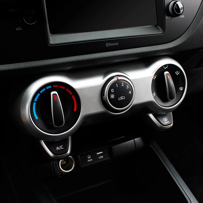 

1pc For KIA 2017 K2 KX CROSS Air Conditioning Knob Decorate Circle