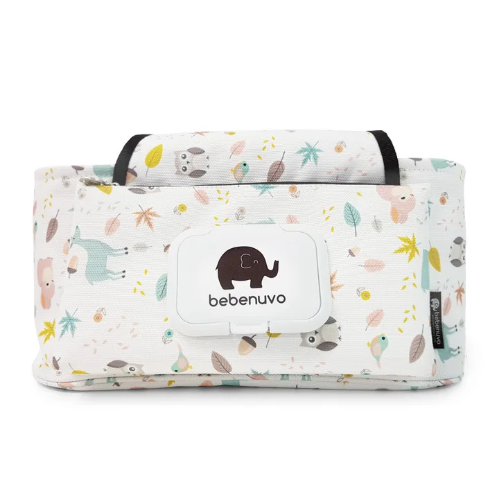 Bonito floral do bebê pendurado cesta carrinho