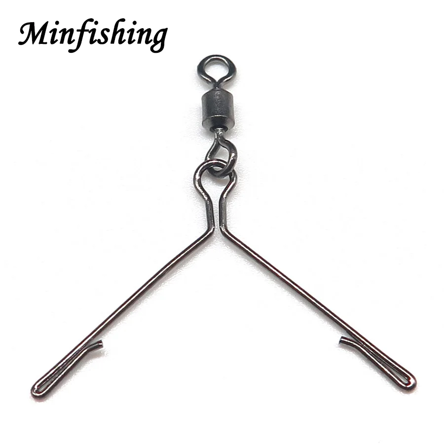 

Minfishing 25pcs/lot 3 side Swivels Fishing MS+3C Ball Bearing Swivel with Fishing Snap Fishing Hook Accessories for Sea Fishing