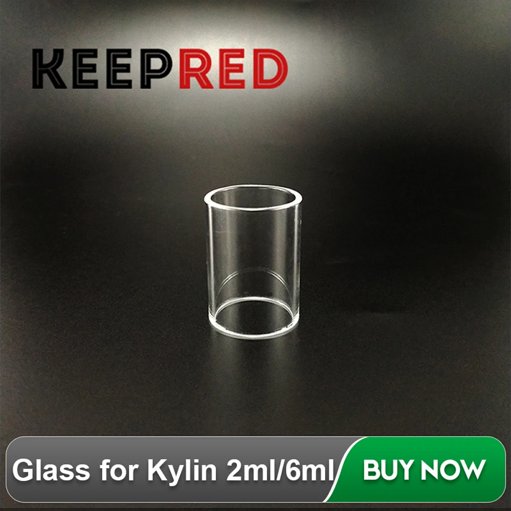 

KEEPRED Glass Tube for Kylin RTA Tank 2ml 6ml Pure Pyrex Glass Repacement Glass for Vape Electronic Cigarette Accessories Tank