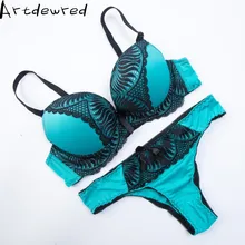 Новинка, Брендовое сексуальное бесшовное цельное нижнее белье, комплекты бюстгальтеров и трусиков, нижнее белье для женщин, дамское нижнее белье с эффектом пуш-ап и глубоким вырезом, комплекты бюстгальтеров