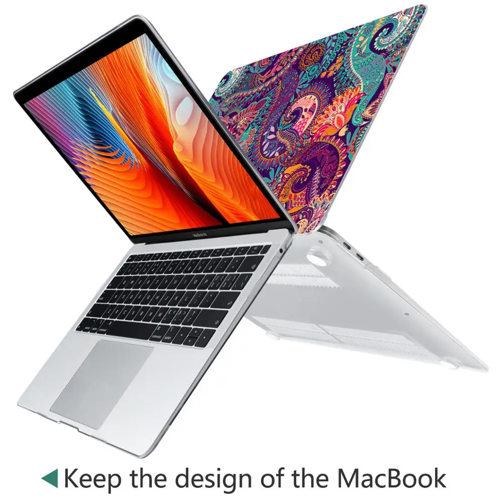 Чехол для ноутбука Gradent Green Dream Catcher для Apple Macbook Pro retina 12 13 New Air 11 13 с сенсорной панелью retina ID A1466 A1932