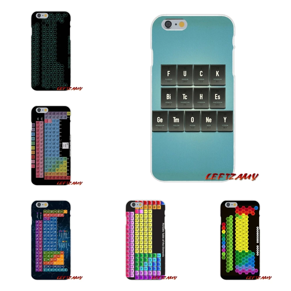 

Accessories Phone Cases Covers For iPhone X 4 4S 5 5S 5C SE 6 6S 7 8 Plus Chemical Chemistry College Periodic Tables