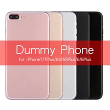 Non-Working 1:1 Size Metal Dummy Display Phone for iPhone 7 4.7 / 7 Plus 5.5 Fake Toy Phone Model Case for iPhone 6 6S 5S SE