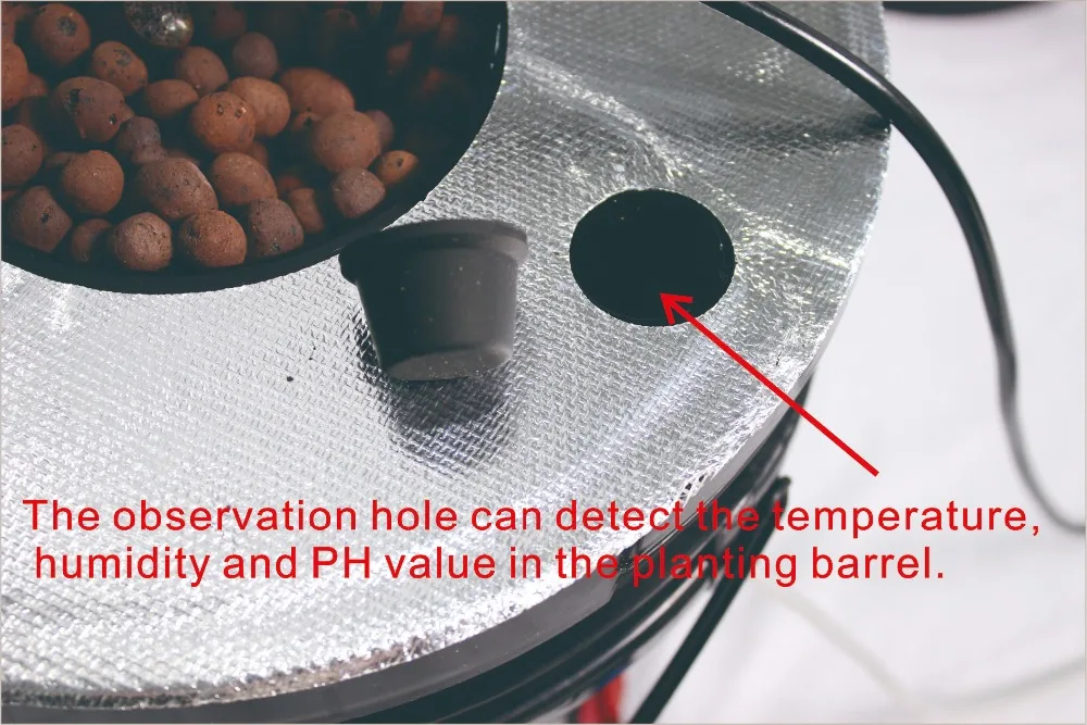 Aeroponic система Крытый сад гидропоники 5 галлонов ведра 1+ 8