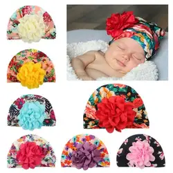2018 новые брендовые шапки для новорожденных мальчиков и девочек, хлопковая Шапка-бини, зимняя теплая шапка