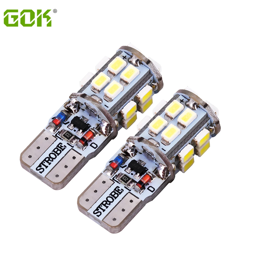 100 шт./лот T10 led стробоскопическая вспышка ing 194 W5W 20 LED 3020 1206 smd стойкий блеск + Авто