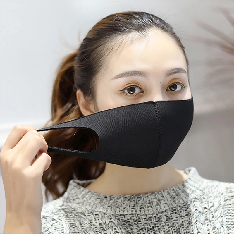 Unisex Anti Dust Mouth Mask Anti haze Anti fog PM2.5 Sponge Face Cover ...