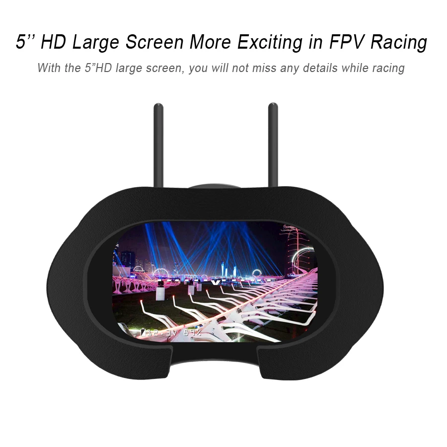 UFOFPV X3 FPV очки видео очки 5,8G 40CH " 800x480 HD экран с антенной 2 шт