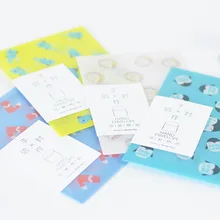 6 шт Акварельная цветная бумага Конверт-милая история 3 в 4 выбор