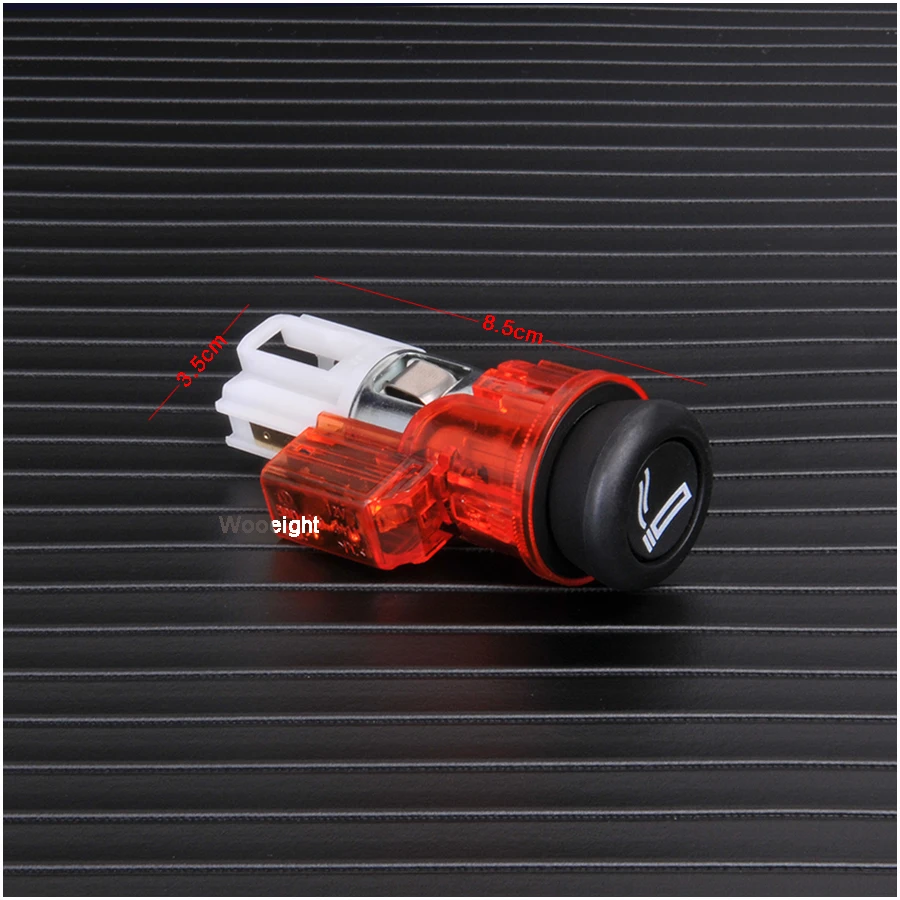 12V-24V Car Cigarette Lighter Socket Splitter Plug LED USB Charger Adapter 1A+2.1A 100W Voltage Detection For Phone MP3 DVR Pad -1