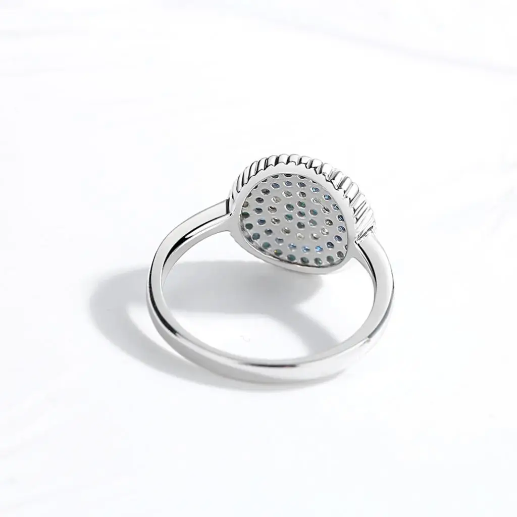 TONGZHE 2018 Fashion Evil Eye Rings Lady Ring Wedding Couples Ring For Women 925 Sterling Silver Jewelry Gift Ring Female