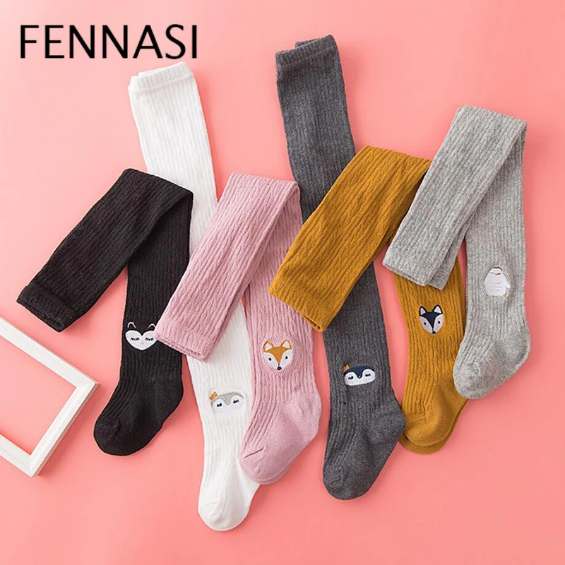 

FENNASI New Fashion Baby Cartoon Tights Soft Cotton Warm Stockings Autumn Winter Kids Infant Children Casual Tights0-12 Years