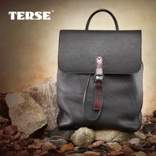 Модная школьная сумка ручной работы для подростков, повседневный рюкзак, Классические итальянские черные рюкзаки T88LN0396