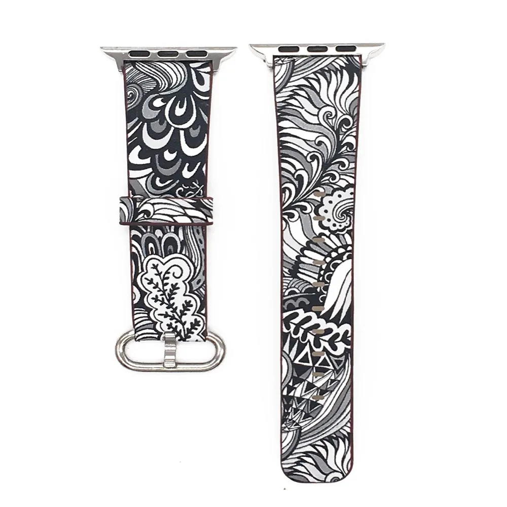 Floral Print Band for Apple Watch 25