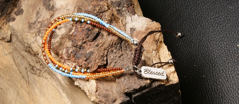 MOON GIRL цветной бисер Многослойные Blessed Charms bracelets для женщин Мода Тренд Boho дружба девушки браслеты Femme