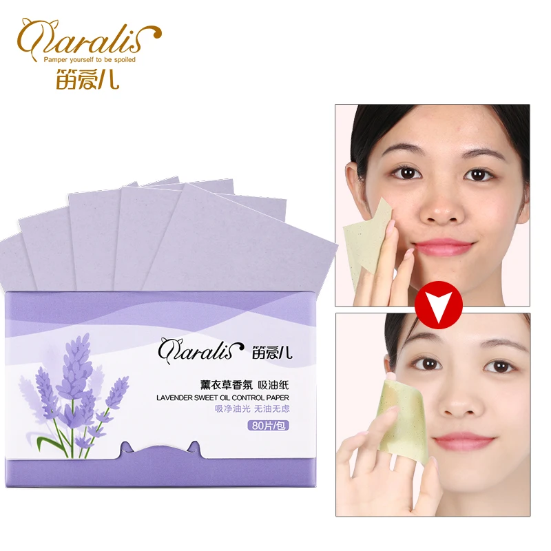 

3Pack=240Pcs Lavender Oil Blotting Sheets Facial Absorbent Paper Oil Control Patches Portable Matting Mini Tissue Patches Pads