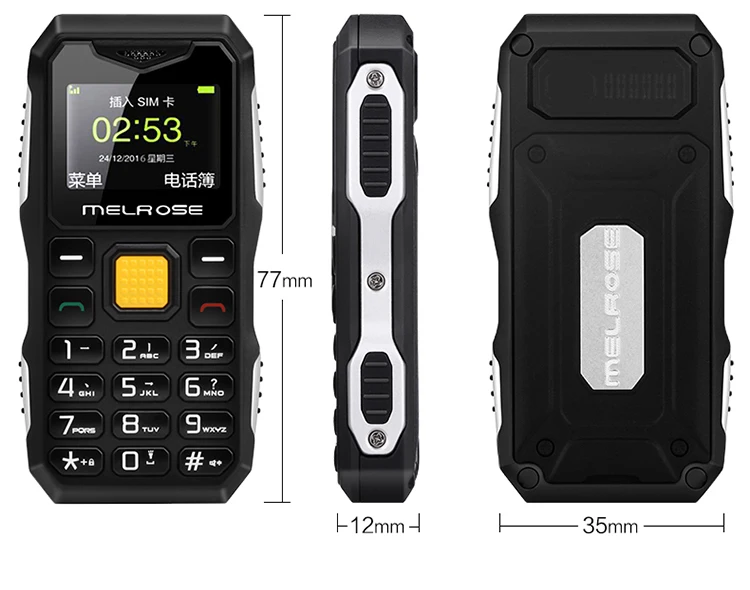 Melrose S10 длинный режим ожидания большой голосовой фонарик Fm мини маленький размер Bluetooth Dialer наушники мобильный телефон