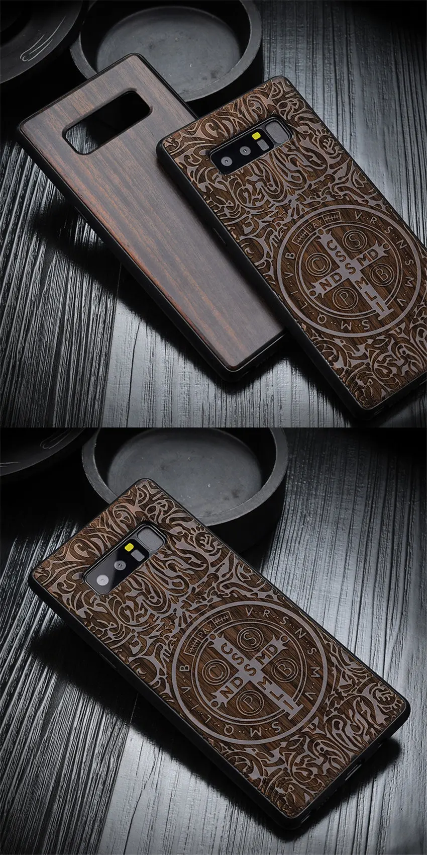 Samsung note 8 case wood (9)