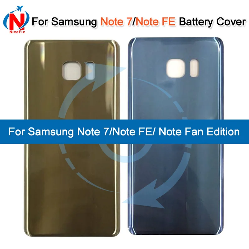 

For Samsung Galaxy Note7 note FE 7 N930 N930F N935 back Housing Rear Glass Door Case For Samsung Note Fan Edition Battery Cover