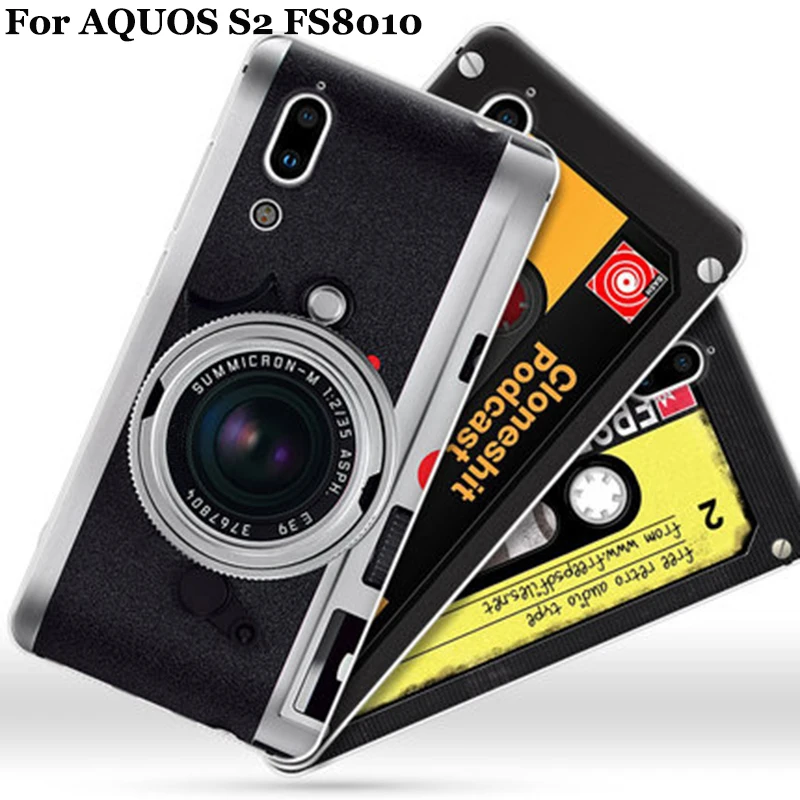 

Fashion phone case For SHARP AQUOS S2 case cover Retro cartoon soft back cover For SHARP AQUOS S 2 FS8010 shell cover cases