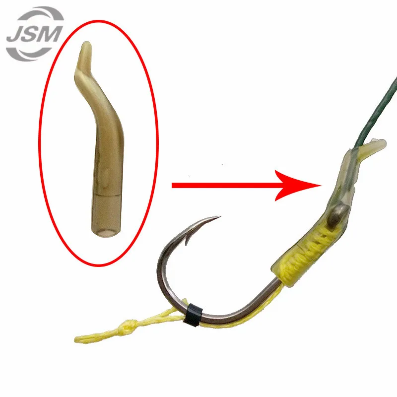 JSM 30 шт./лот рыболовные крючки для ловли карпа пластиковые резиновые прозрачные