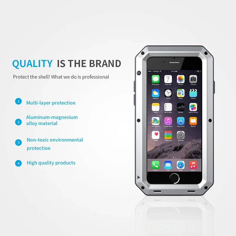 Doom Armor Metal Shockproof Aluminum Phone Case for iPhone 13 12 11 Pro Max X XR 8 7 Plus Full Heavy Duty Protection Cover Case iphone 13 mini mobile phone cases