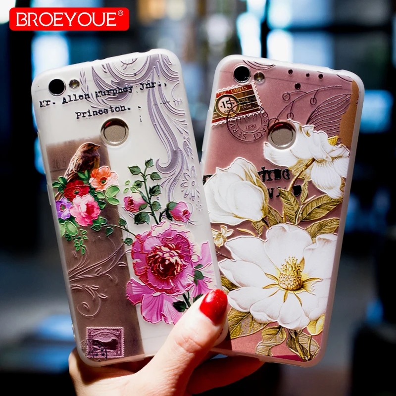 

BROEYOUE Case For Xiaomi Redmi 4X 4A 3S 3X 3D Relief Silicone TPU Cases For Redmi Note 4 4X 5A Matte Soft Phone Cases Coque Capa