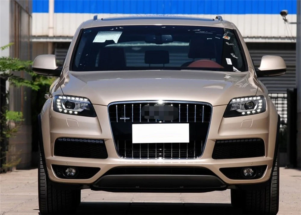 Для Audi Q7 2006 2007 2008 2009 2010 2011 2012 2013 Автомобильные фары прозрачные линзы авто чехол