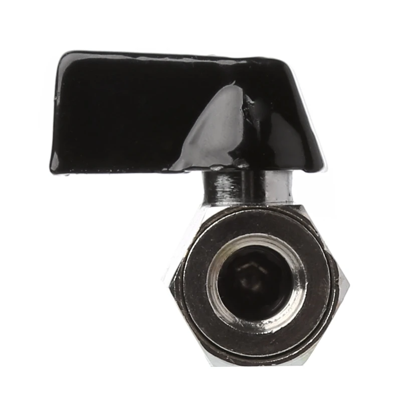 Water Valve Brass Mini Ball Valve 1//8 BSP Male to Female Thread Air Compressor Hose