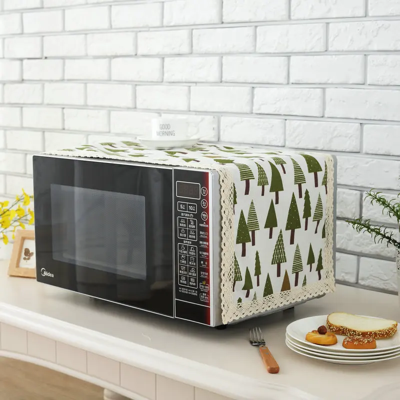 cotton linen dust proof refrigerator washing machine microwave oven