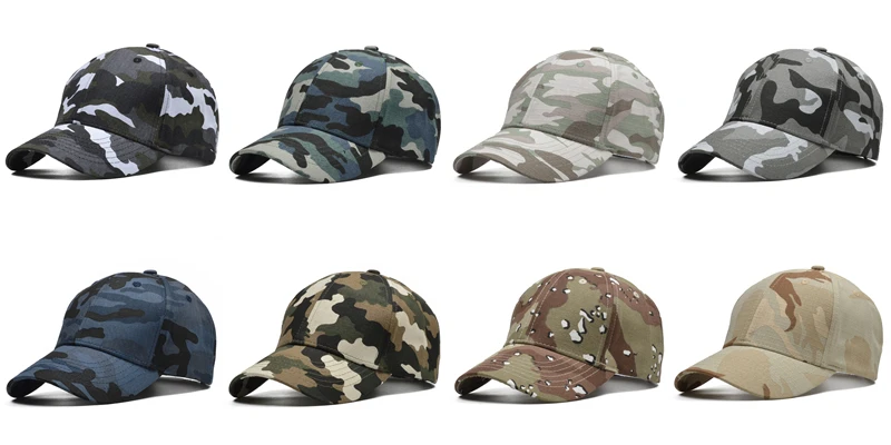 [NORTHWOOD] 8 Colors Brand Camouflage Baseball Cap Men Outdoor Jungle Tactical Cap 100% Cotton Casquette Homme Trucker Cap