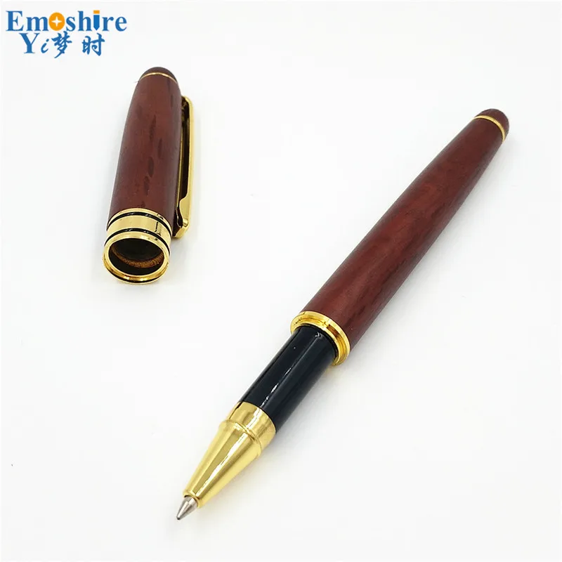 Emoshire Factory direct sales mahogany signature pen sets wooden office stationery company gifts free customization (13)