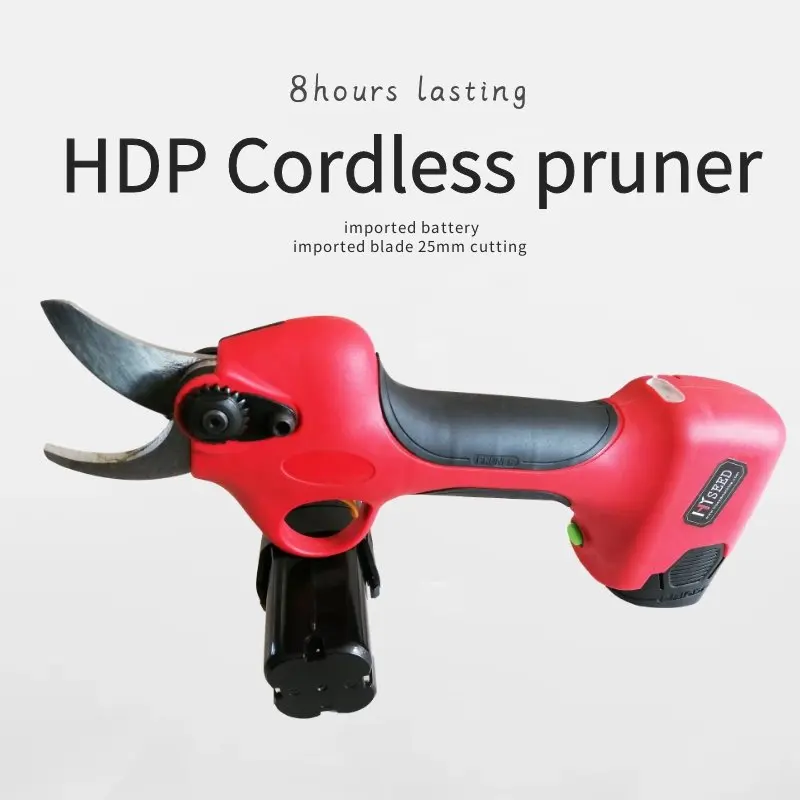 Horticultural Electric Trimmer Cordless convenient pruning shears - Color: cordless pruner kit