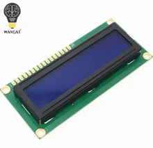 1PCS LCD1602 1602 module Blue screen 16x2 Character LCD Display Module HD44780 Controller blue blacklight WAVGAT