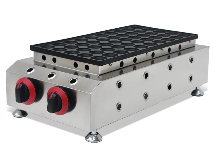 

50 Holes commercial LPG gas mini Dutch biscuit pancake Poffertjes grill baker iron machine