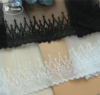 

5yards / Pack Grateloupia Embroidered Lace Fabric, DIY Handmade Lace Accessories Textile Lace Fabrics width 9cm RS2018