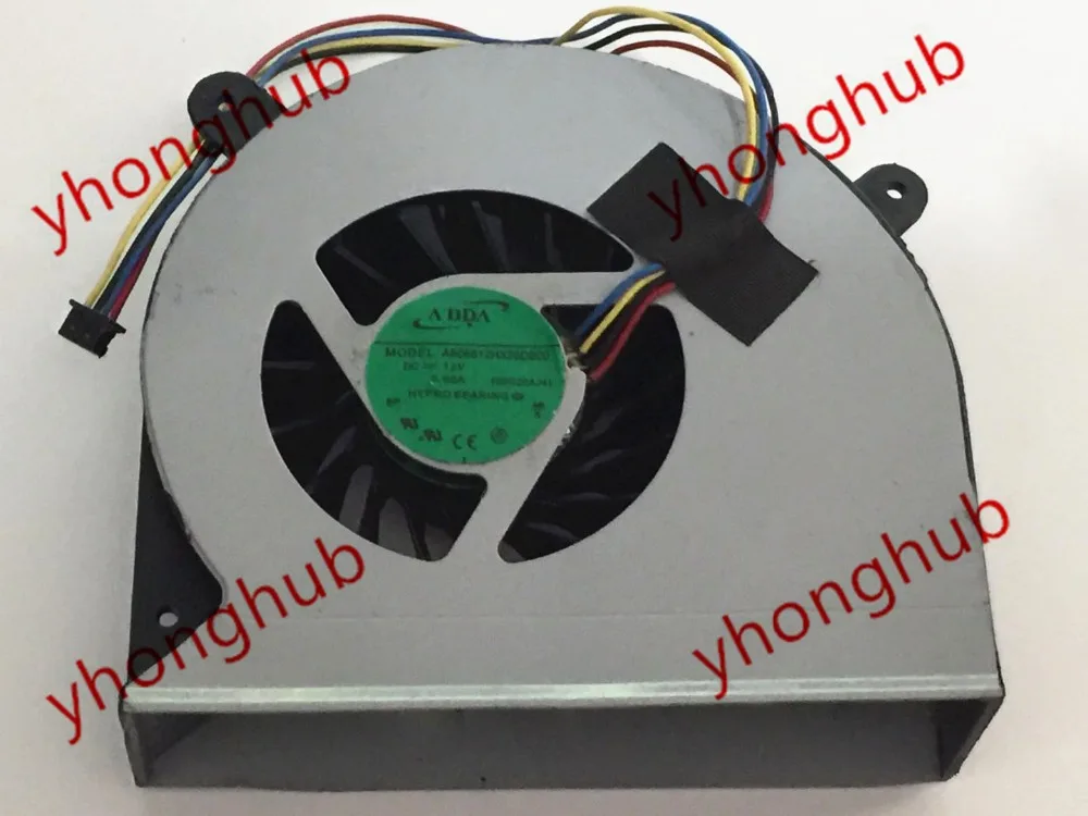 ADDA AB08812HX26DB00 DC 12V 0.60A 4 проводной Сервер вентилятор охлаждения ноутбука|server fan|dc fan