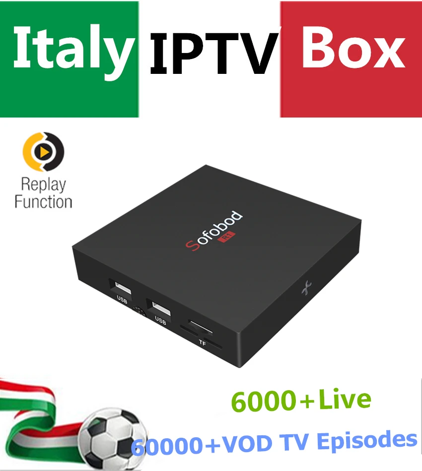 

GOTiT Italy Sofobod Android 7.1 S905W 4K 2K UHD TV Box +6K LiveTV 60K VOD Germany UK Belgium Albania Hotclub XXX Smart TV Box