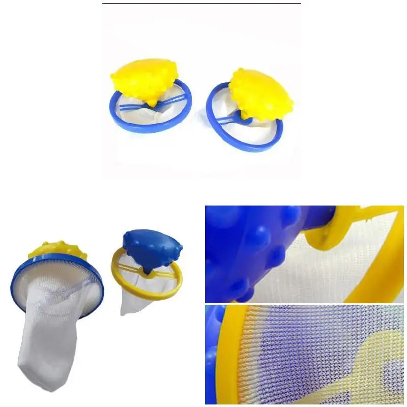 

1/3Pcs Floating Fur Catcher Filtering Hair Removal Wash Machine Laundry Cleaning Mesh Bag 2019ing